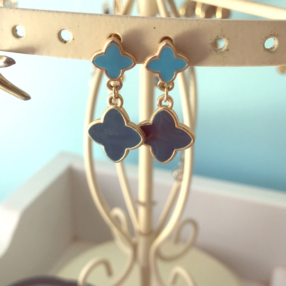 Blue earrings